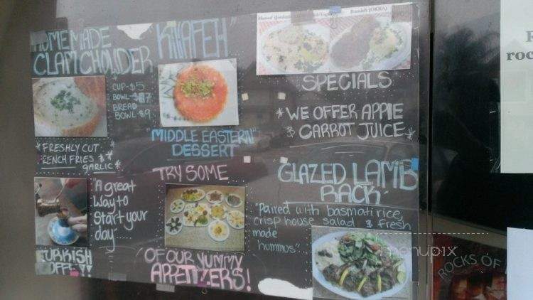 Rocks of Petra - Capitola, CA menu_pic