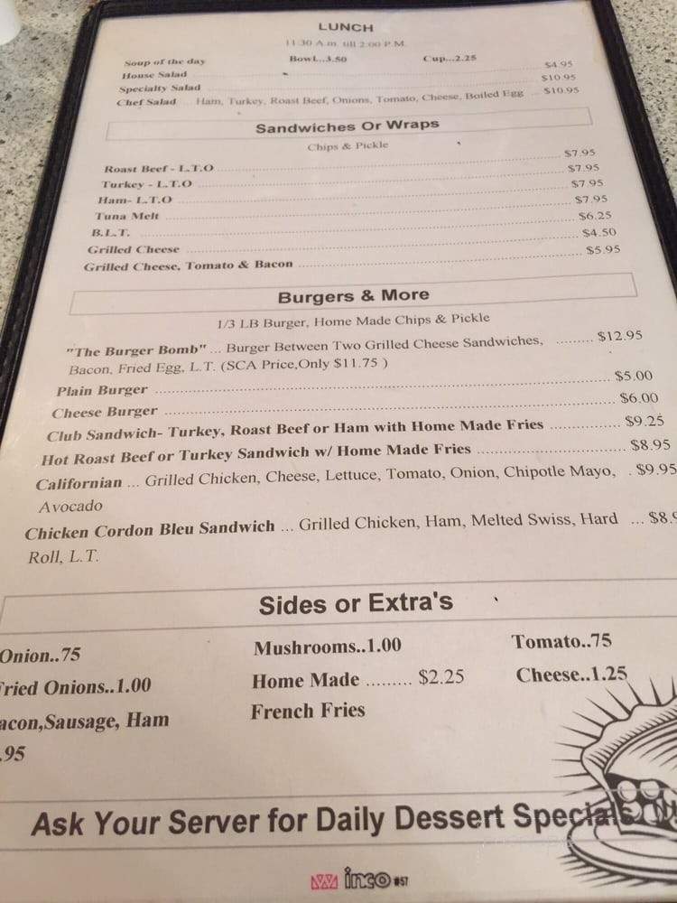 Cirelli's Jam 'n' Eggs - South Glens Falls, NY menu_pic