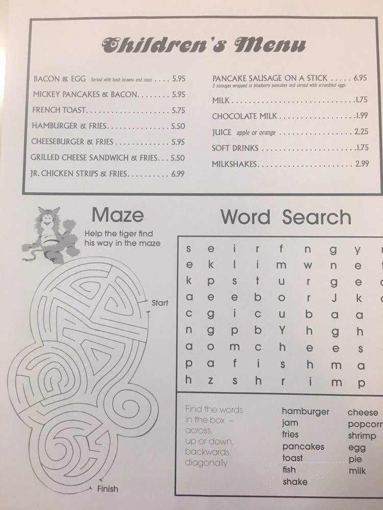 Skillets Diner - Rohnert Park, CA menu_pic