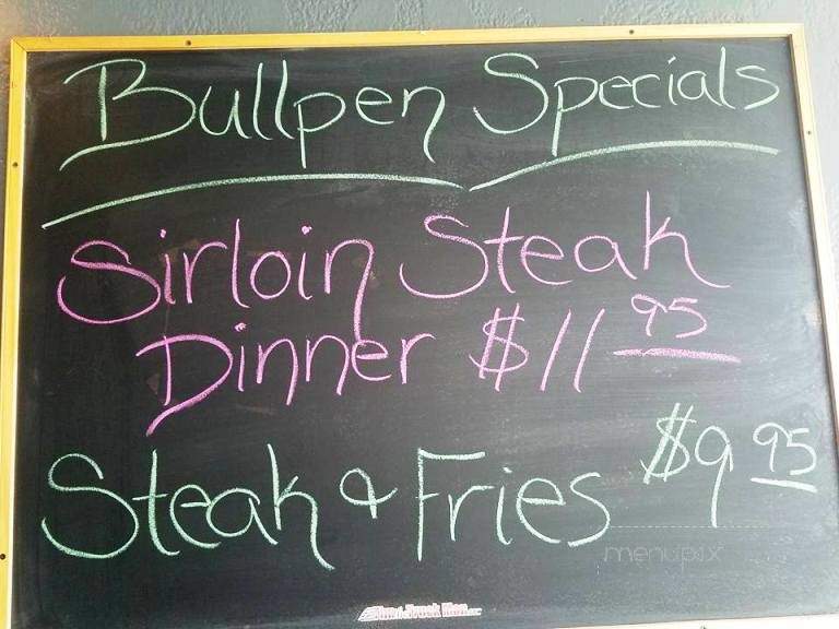 The Bullpen Sports Bar & Grill - Sedro-Woolley, WA menu_pic