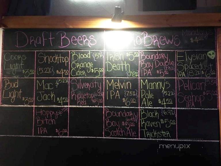 The Bullpen Sports Bar & Grill - Sedro-Woolley, WA menu_pic