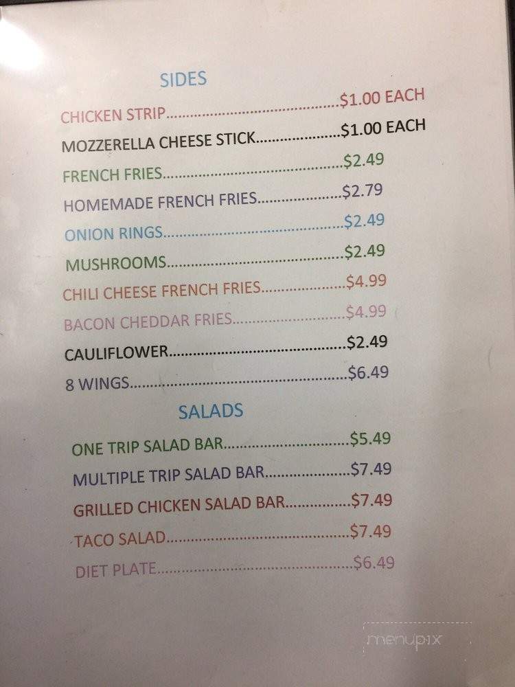 Ida's Lunchbox - Woodsfield, OH menu_pic