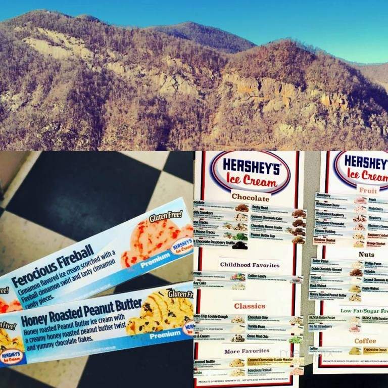Village Scoop - Chimney Rock, NC menu_pic