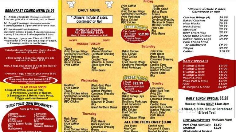 Simply Southern Soul Food - Chicago, IL menu_pic