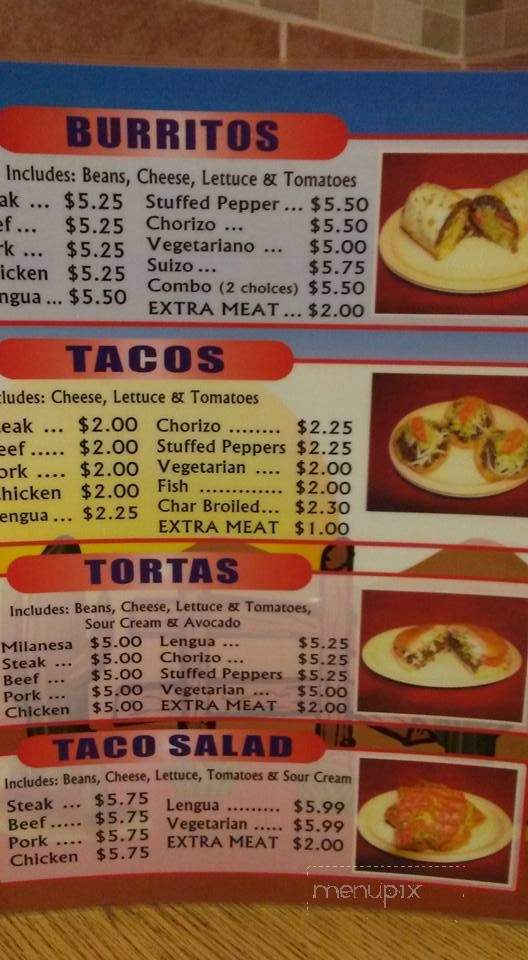 El Gallo - Chicago, IL menu_pic