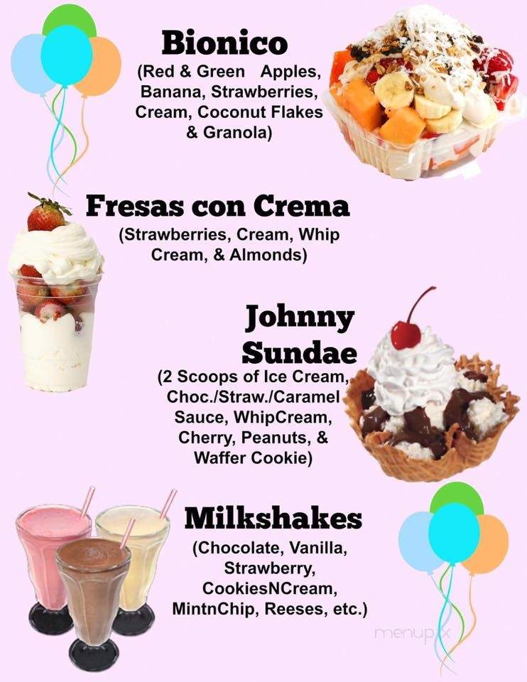 Johnny's Yogurt & Ice Cream - Gridley, CA menu_pic