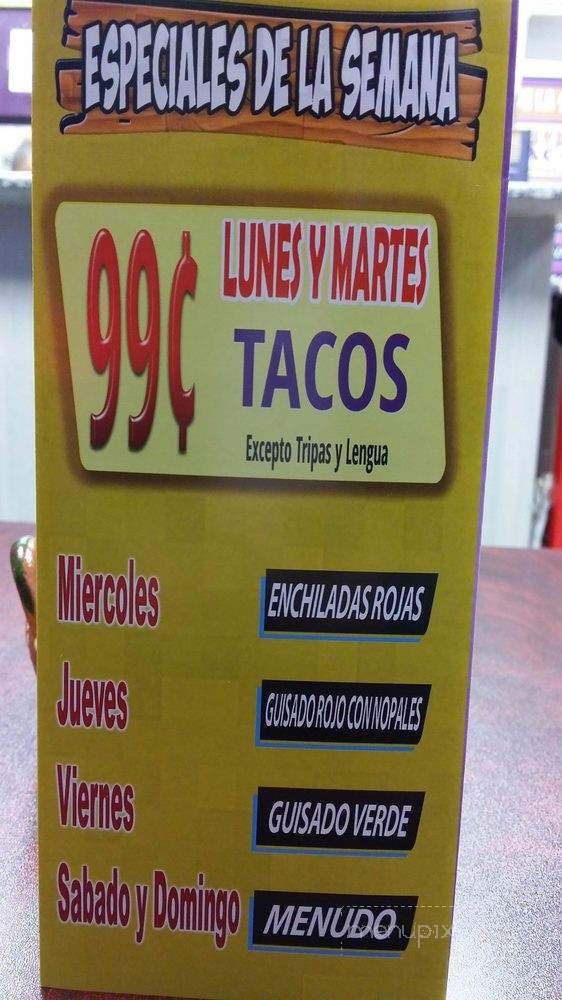 Taqueria San Andres - Fort Worth, TX menu_pic