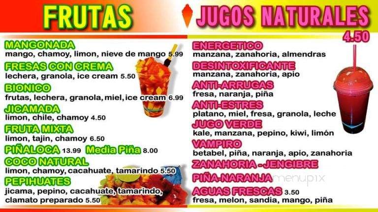 Los Mangos - Denver, CO menu_pic