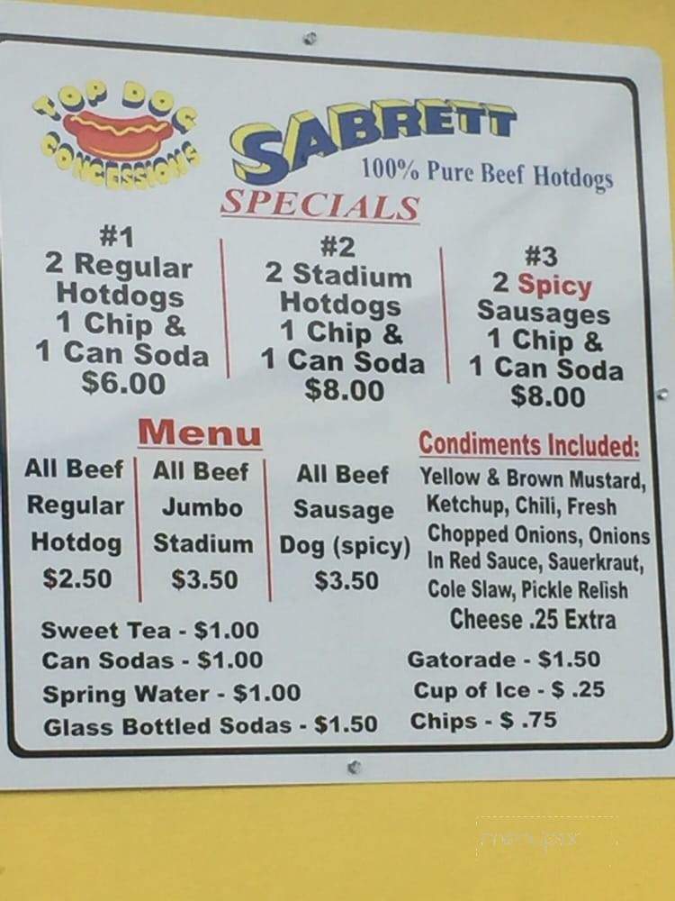Arctic Sno SnoBalls - Spring Lake, NC menu_pic