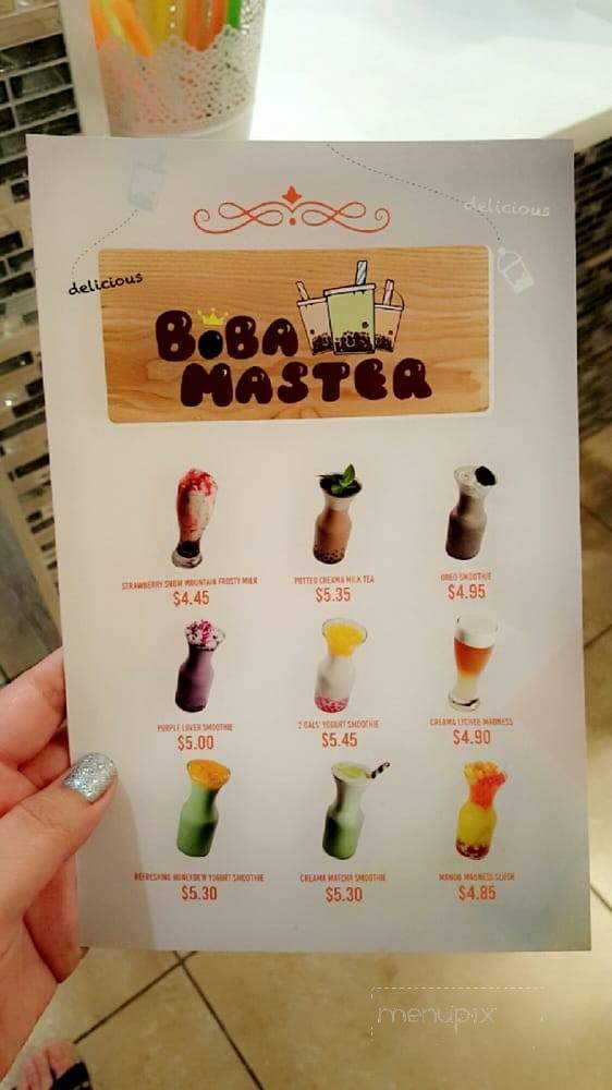 Boba Master - Santa Clarita, CA menu_pic