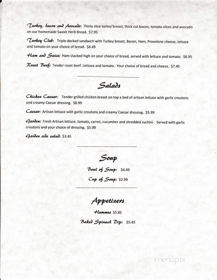 BiBi Mediterranean Restaurant - Oklahoma City, OK menu_pic