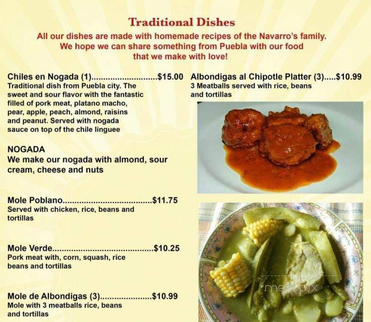 5 De Mayo - Rohnert Park, CA menu_pic