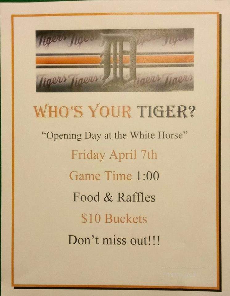 White Horse Lounge - Southgate, MI menu_pic