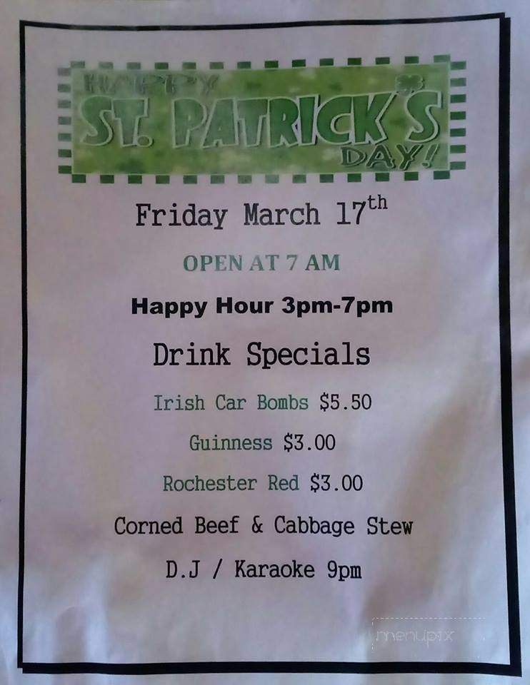 White Horse Lounge - Southgate, MI menu_pic