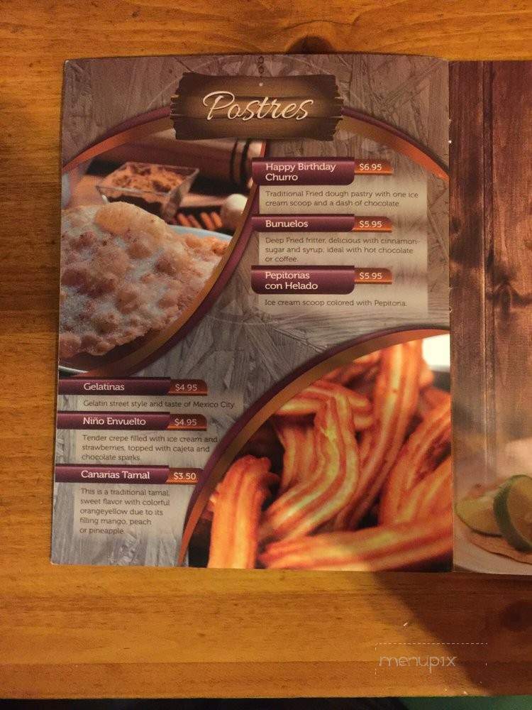Alebrijes Mexican Bistro - Incline Village, NV menu_pic