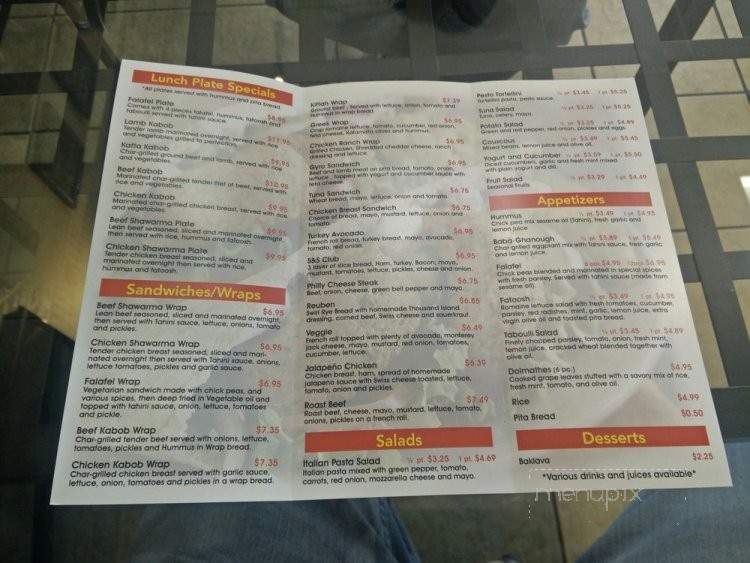 S & S Deli - Dixon, CA menu_pic