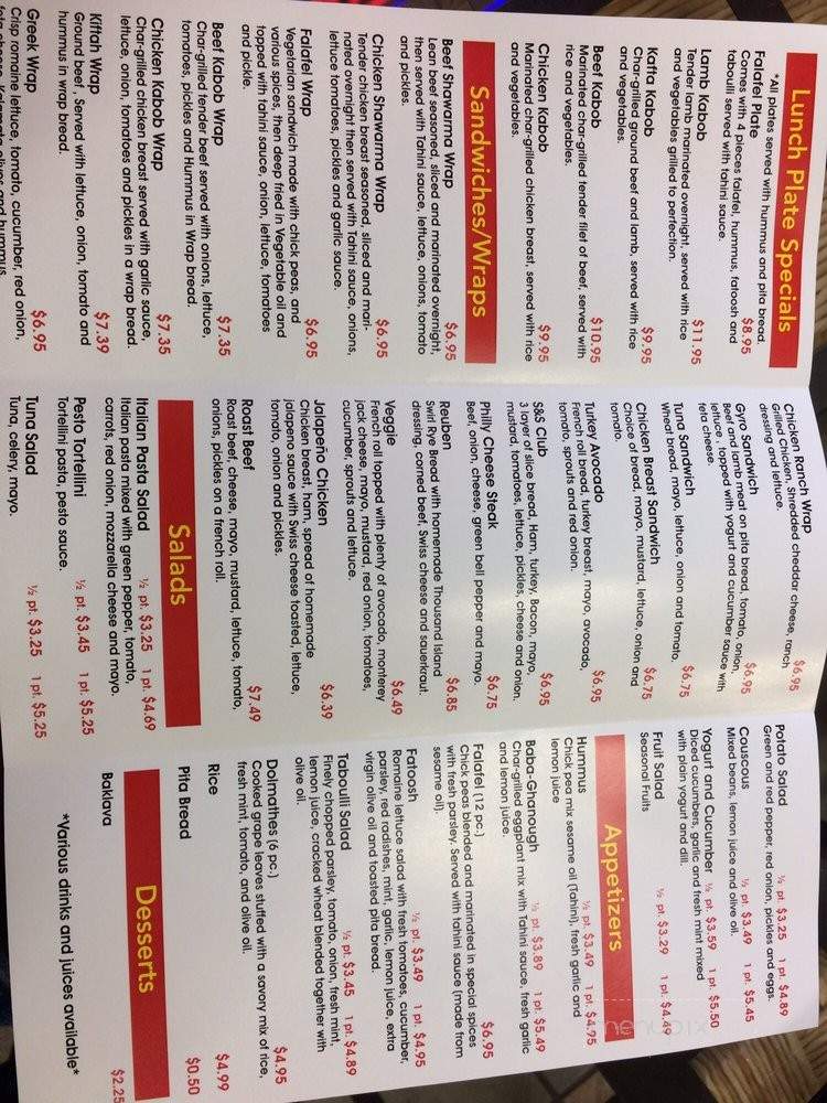S & S Deli - Dixon, CA menu_pic
