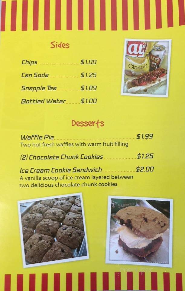 Snap Happy Hot Dogs - Albany, OR menu_pic