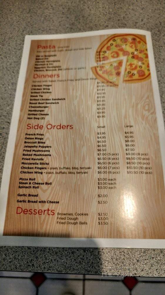 Ferullo's Pizzeria - Andover, MA menu_pic