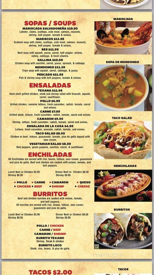 Jv El Eden Restaurant - Frederick, MD menu_pic