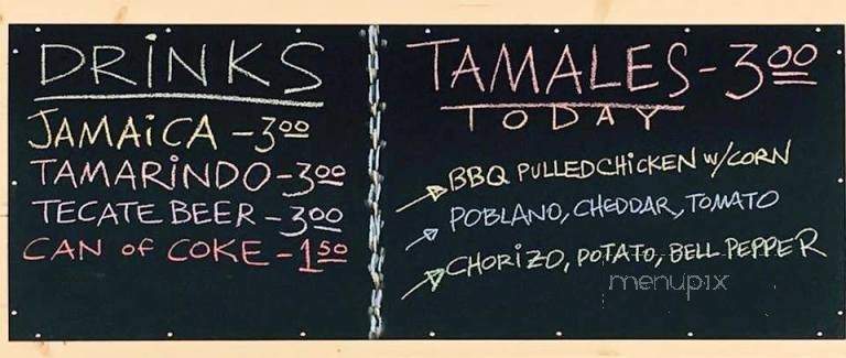 Tamal - Gainesville, FL menu_pic