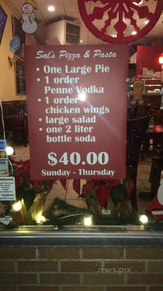 Sal's Pizza - Somers, NY menu_pic