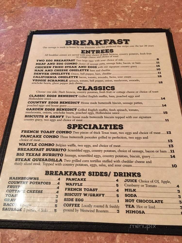 Poverty Flats Family Restaurant - Placerville, CA menu_pic