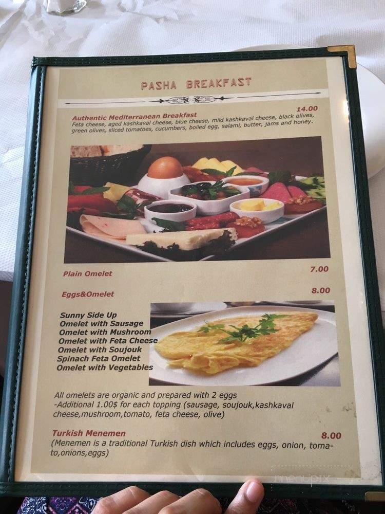 Pasha Cafe Lounge - Pittsburgh, PA menu_pic