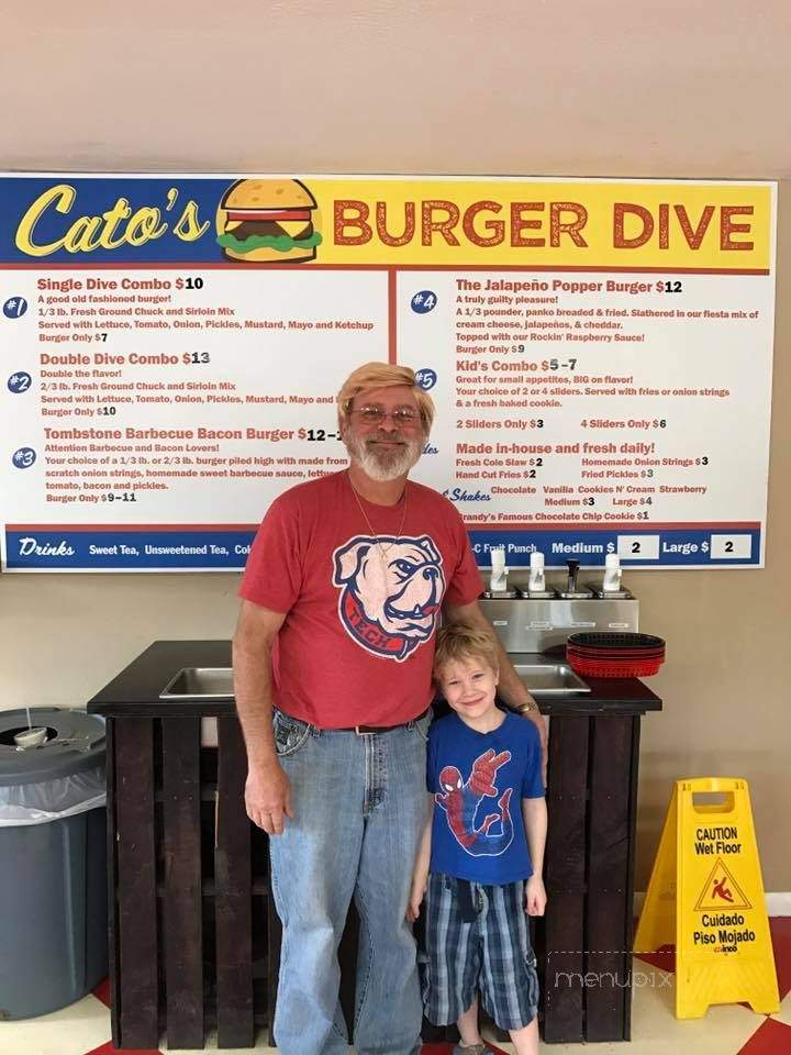 Cato's Burger Dive - Ruston, LA menu_pic