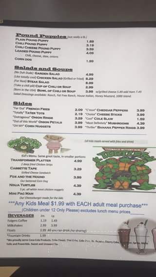 Wendell's Diner - Harriman, TN menu_pic