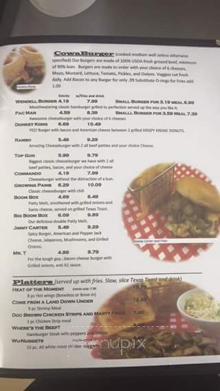 Wendell's Diner - Harriman, TN menu_pic