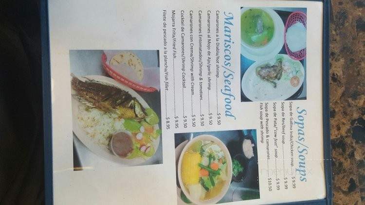 Restaurante y Pupuseria Lemus - Los Angeles, CA menu_pic