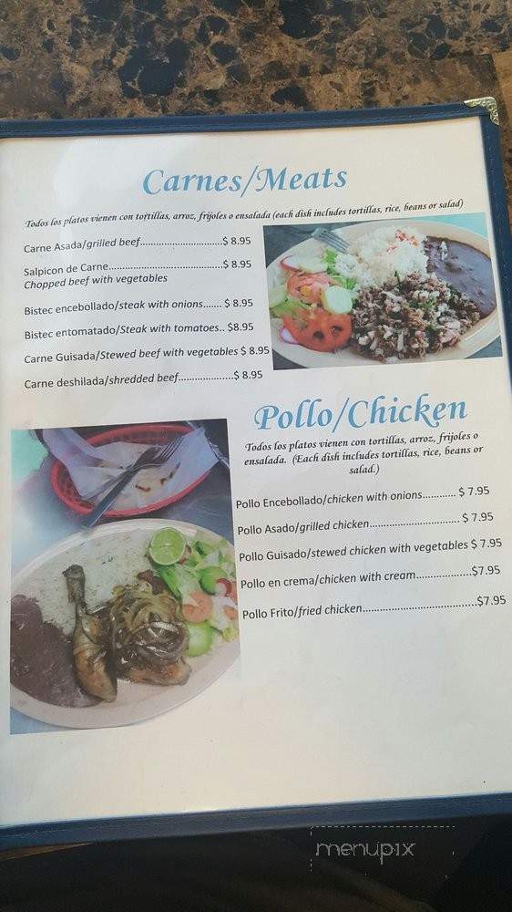 Restaurante y Pupuseria Lemus - Los Angeles, CA menu_pic