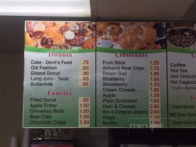 Mom's Donuts - Ontario, CA menu_pic
