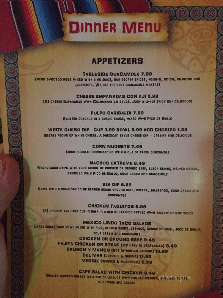 Mexico Lindo Restaurant - Cape Coral, FL menu_pic