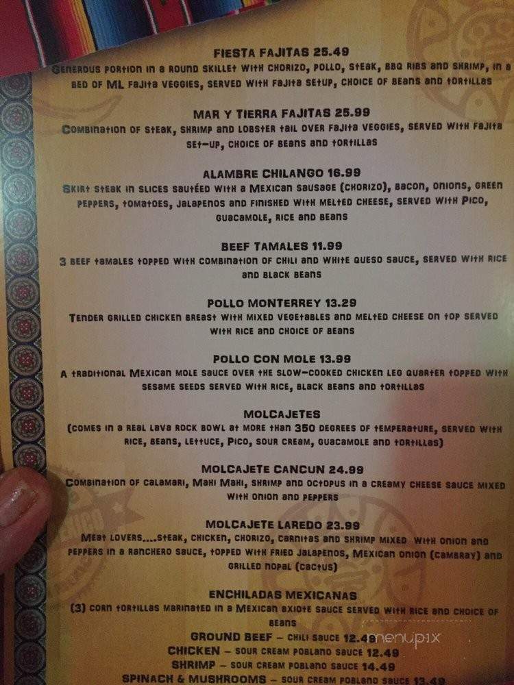 Mexico Lindo Restaurant - Cape Coral, FL menu_pic