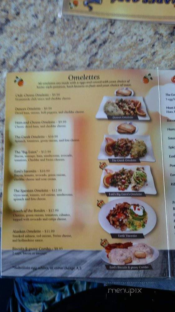 The New Earl's Cafe - Orange, CA menu_pic