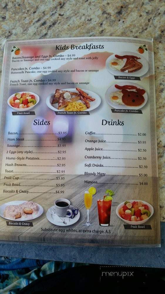 The New Earl's Cafe - Orange, CA menu_pic