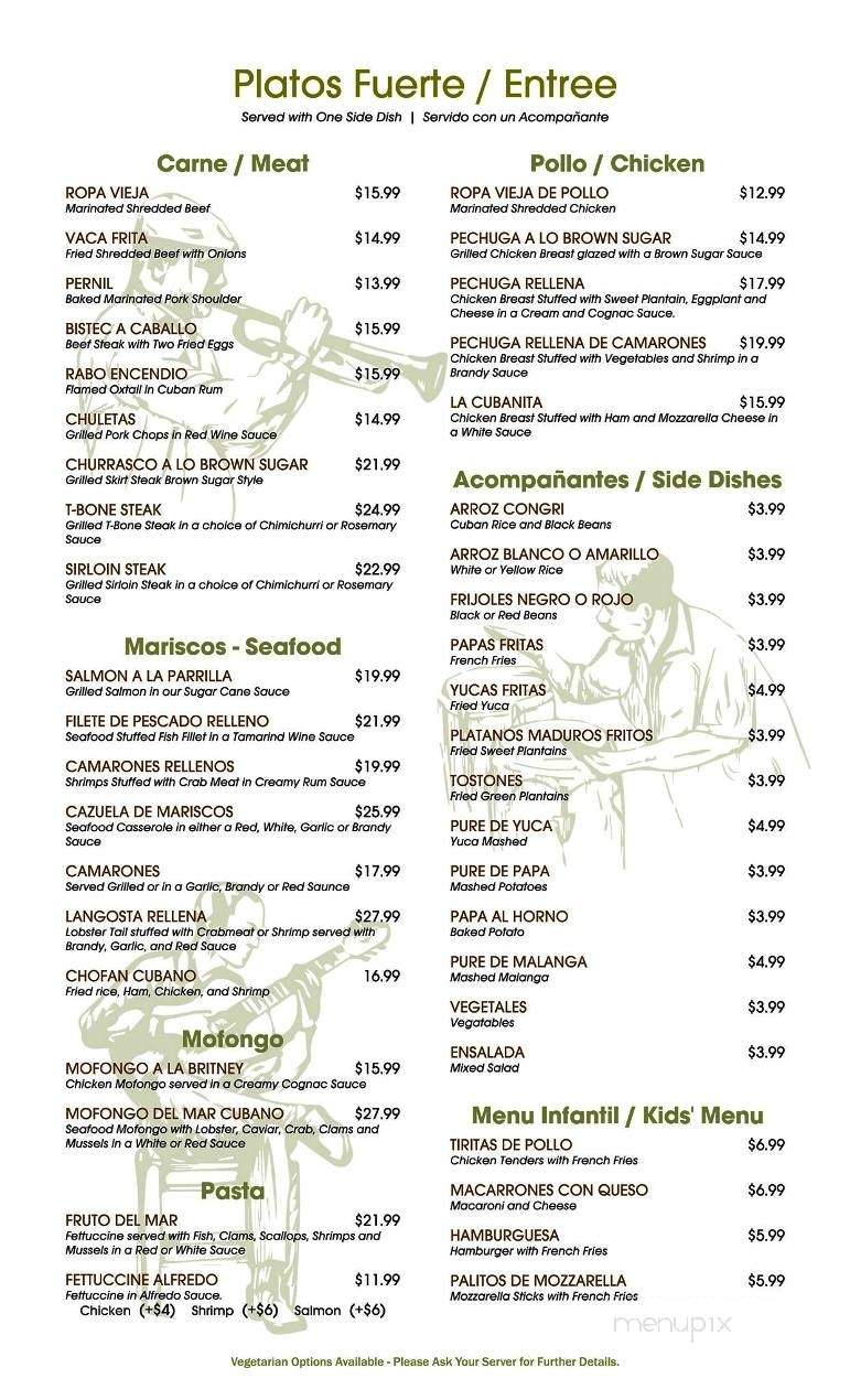 Brown Sugar - New York, NY menu_pic