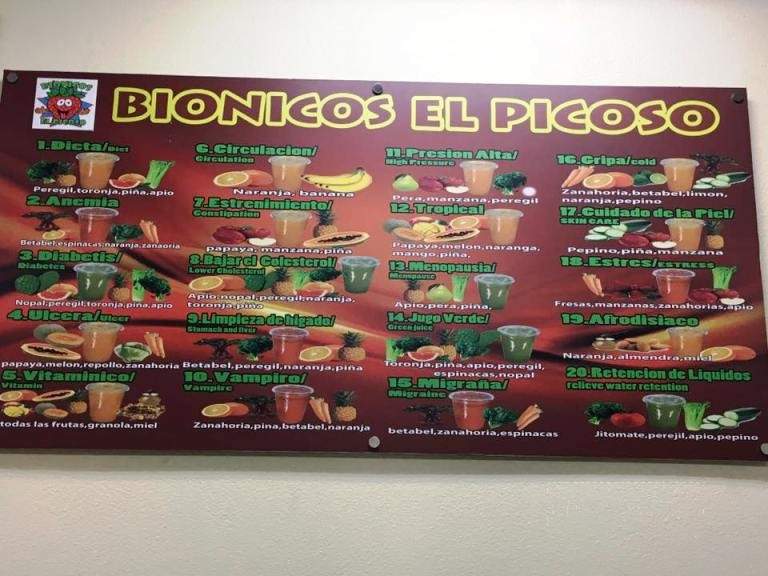 Bionicos El Picoso - Bell Gardens, CA menu_pic
