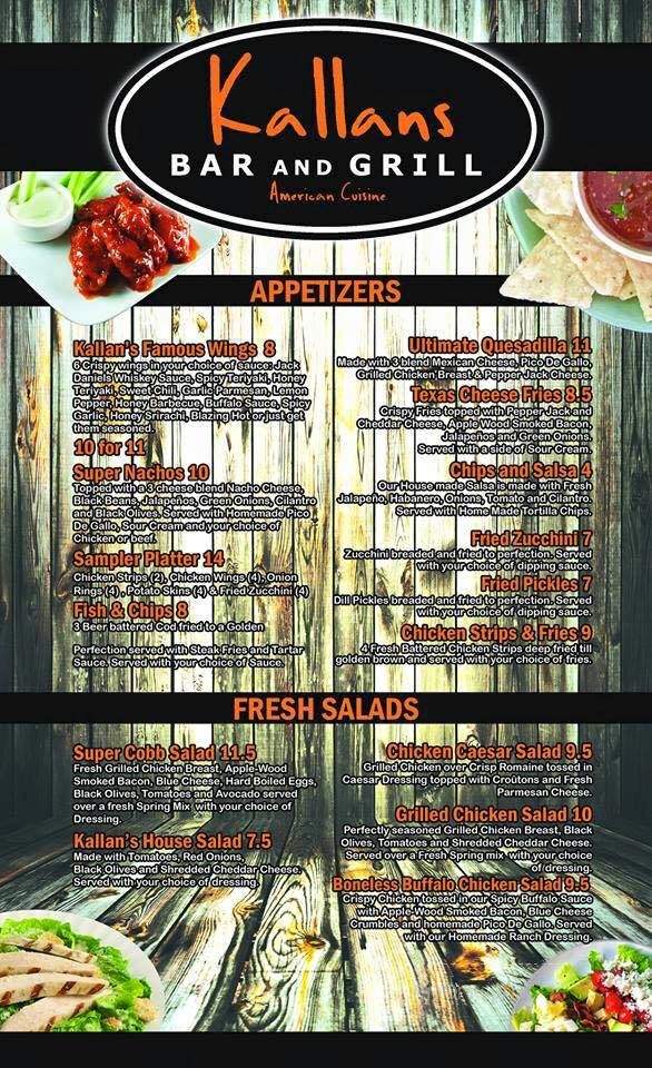 Kallans Bar and Grill Lucerne Valley - Lucerne Valley, CA menu_pic