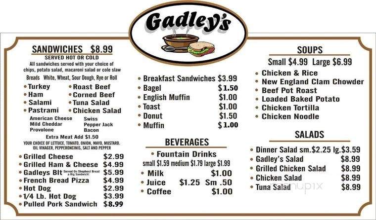 /28735274/Gadleys-Menu-Big-Bear-Lake-CA - Big Bear Lake, CA