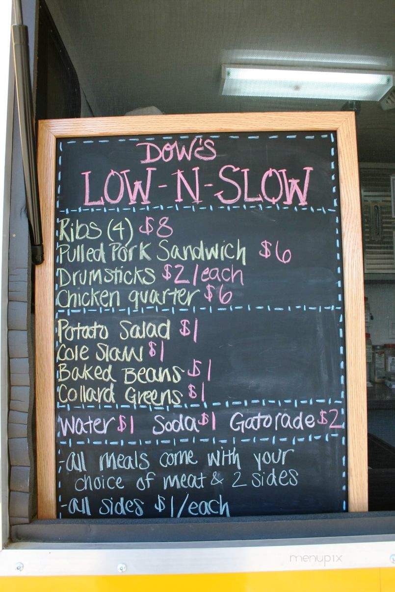 Dow's Low-N-Slow - Belvidere, NJ menu_pic