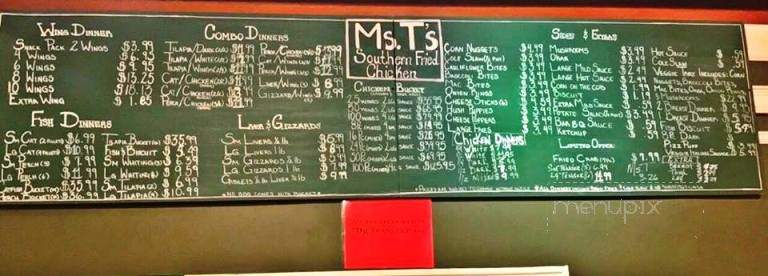 Ms. T's Southern Fried Chicken - Chicago, IL menu_pic