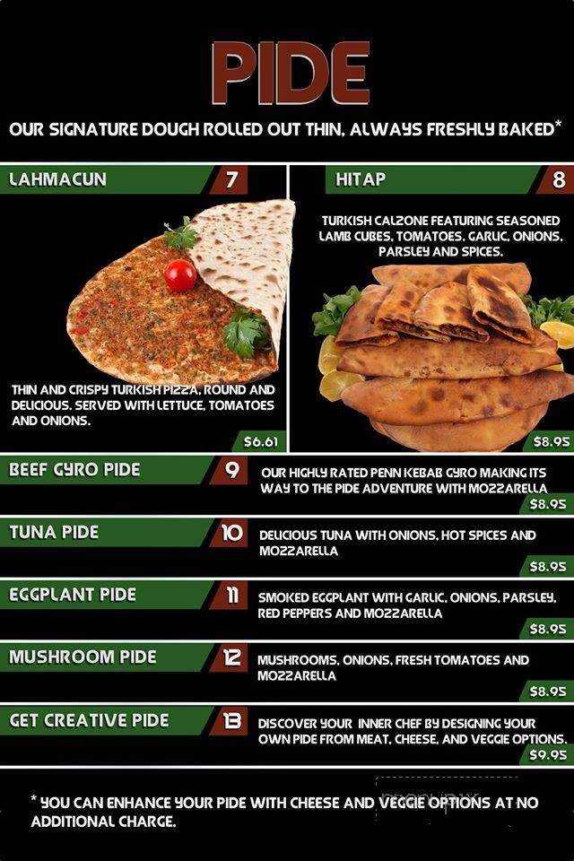 Penn Pide - State College, PA menu_pic