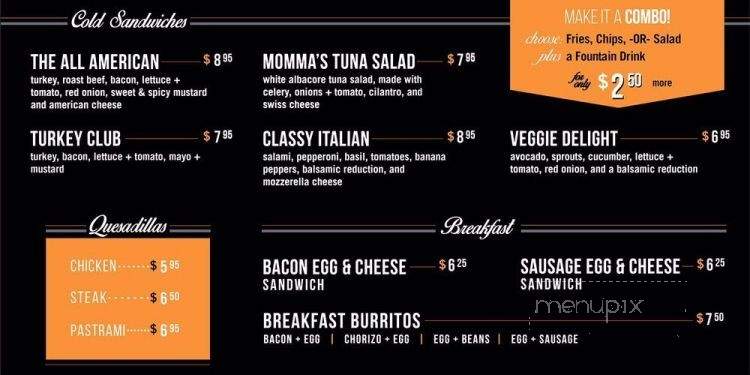 Steven's Deli - Los Angeles, CA menu_pic