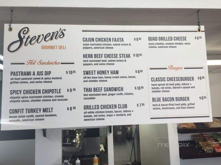 Steven's Deli - Los Angeles, CA menu_pic