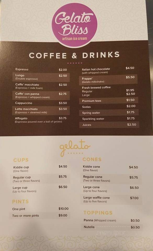 /28743629/Gelato-Bliss-Menu-Hagerstown-MD - Hagerstown, MD