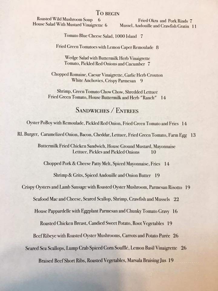 Raven and Lily - Oakland, TN menu_pic