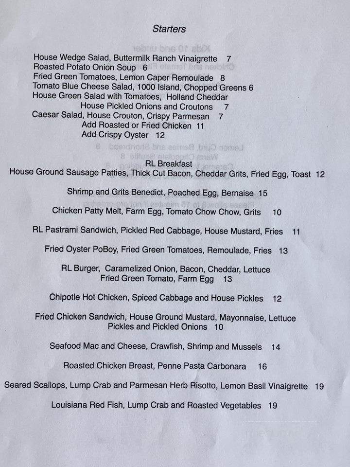 Raven and Lily - Oakland, TN menu_pic